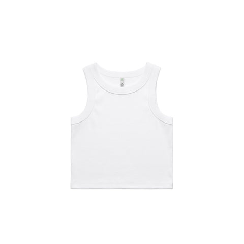 Wo's Organic Rib Crop Tank 4064G