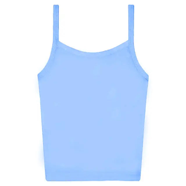 Los Angeles Apparel Baby Rib Spaghetti Tank