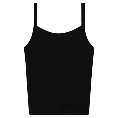 Los Angeles Apparel Baby Rib Spaghetti Tank