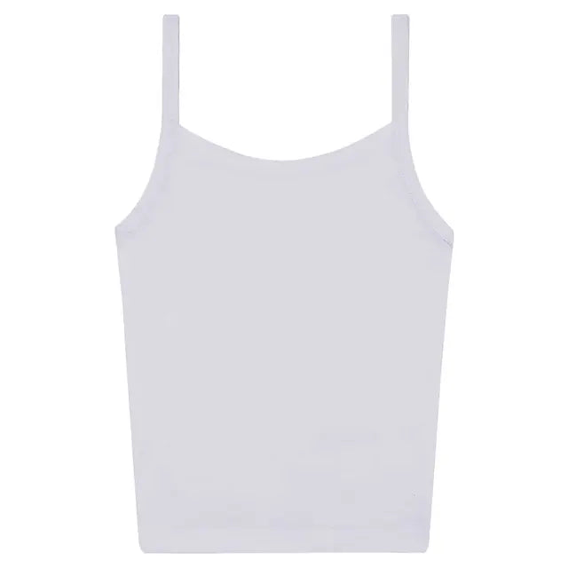 Los Angeles Apparel Baby Rib Spaghetti Tank