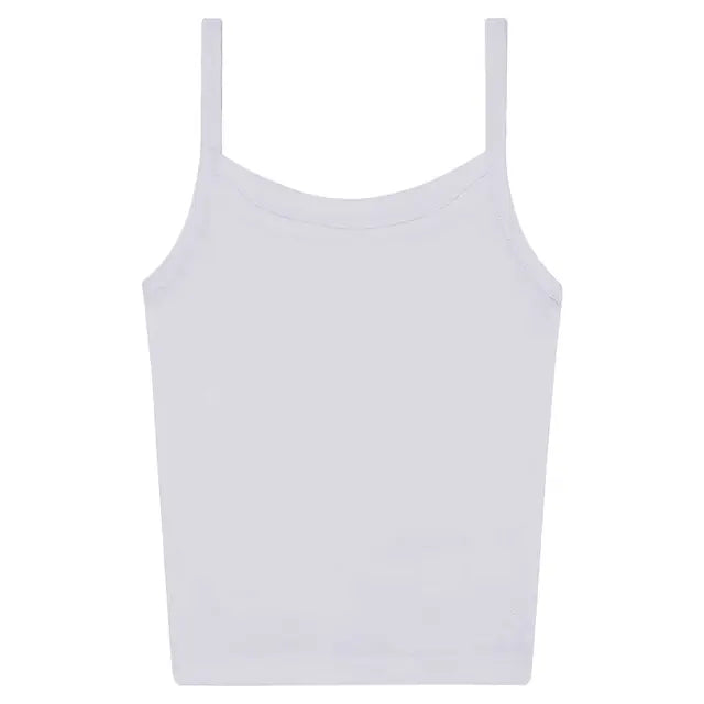 Los Angeles Apparel Baby Rib Spaghetti Tank