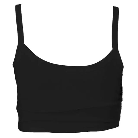 Los Angeles Apparel Baby Rib Spaghetti Crop Tank