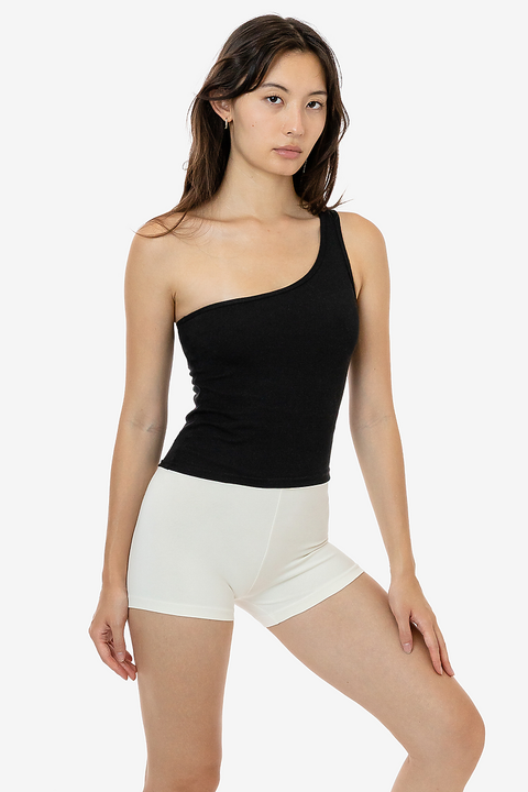 43089 Baby Rib One Shoulder Top