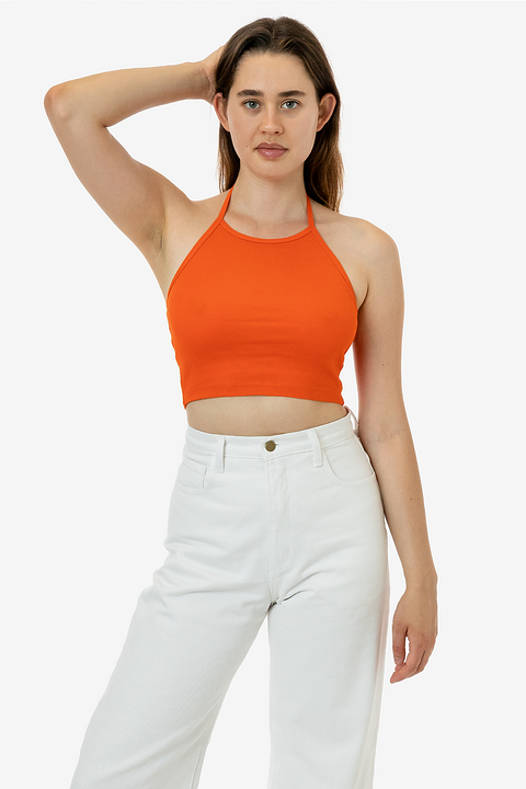 43091 Baby Rib Halter Top