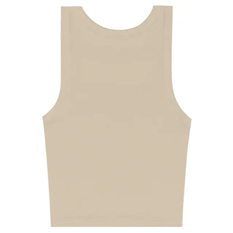 Los Angeles Apparel Sporty Baby Rib Crop Tank