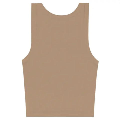 Los Angeles Apparel Sporty Baby Rib Crop Tank