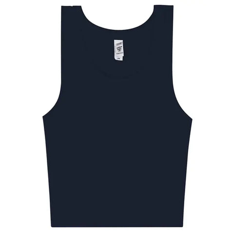 Los Angeles Apparel Sporty Baby Rib Crop Tank