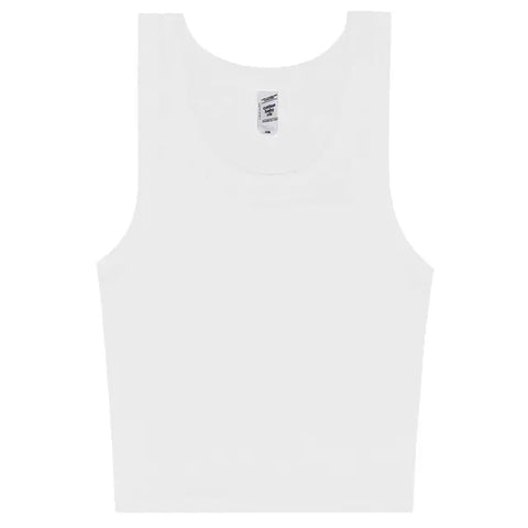 Los Angeles Apparel Sporty Baby Rib Crop Tank