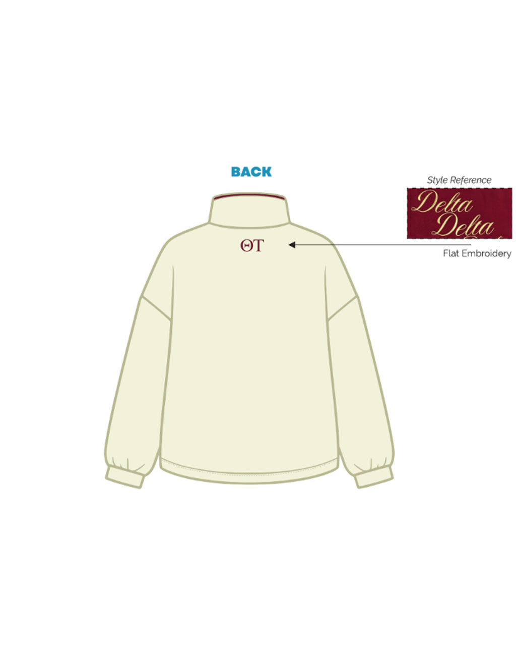 H3G-2982 - Vanderbilt - Theta Tau - QUARTER BUTTON MOCKNECK