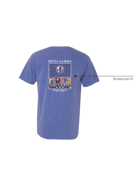 H3G-0344 - Texas State University - Zeta Eta Delta Gamma - T-Shirt