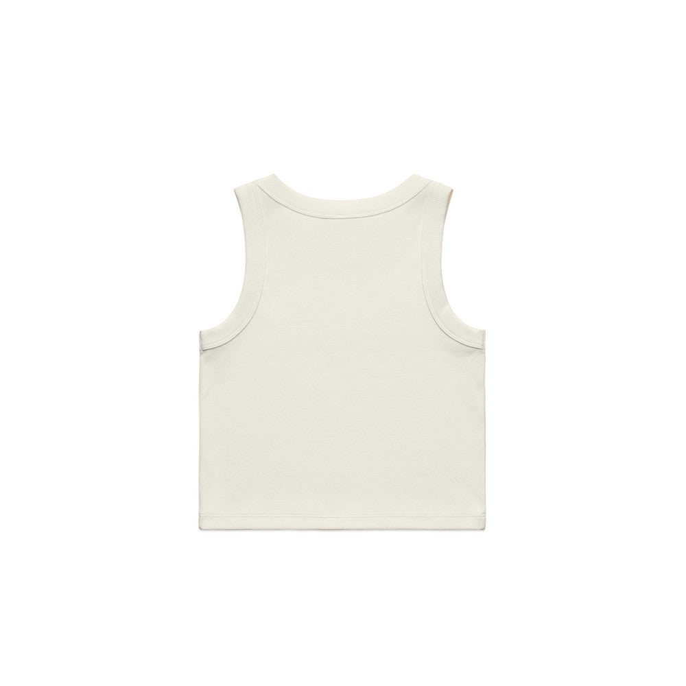Wo's Organic Rib Crop Tank 4064G