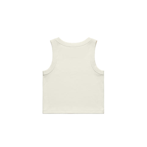 Wo's Organic Rib Crop Tank 4064G