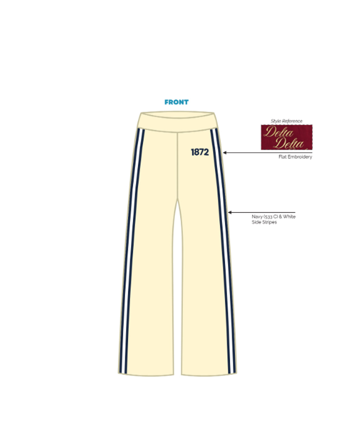 H3G-2264 - University of Maryland - Alpha Phi - Sweatpants