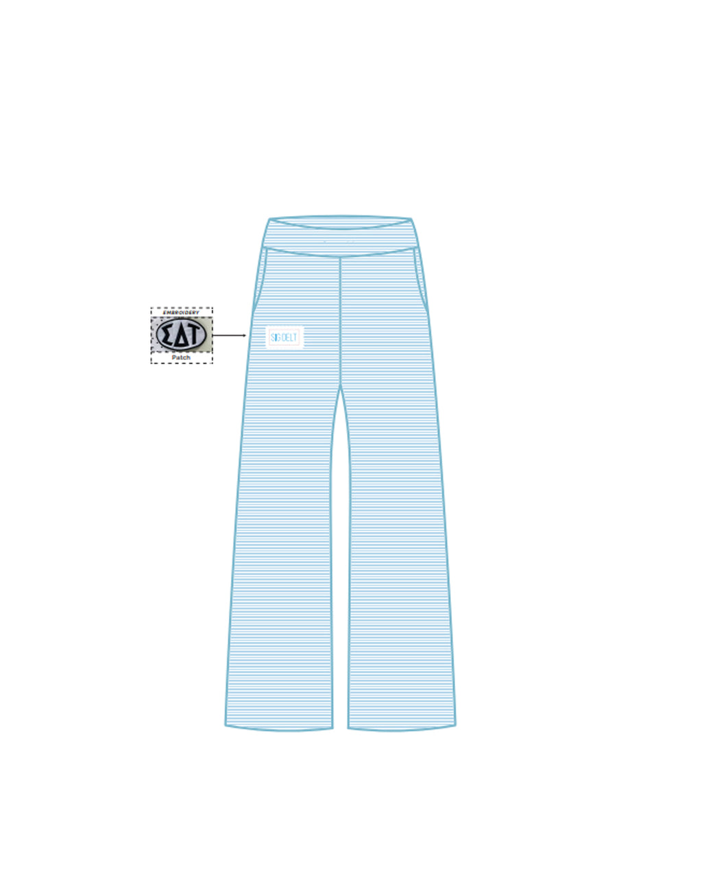 H3G-2137 - University Of Pittsburg - Sigma Delta Tau - Sweatpants