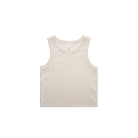 Wo's Organic Rib Crop Tank 4064G