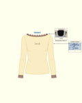 H3G-2485 - University of Connecticut - Delta Zeta - BOAT NECK LONG SLEEVE TEE