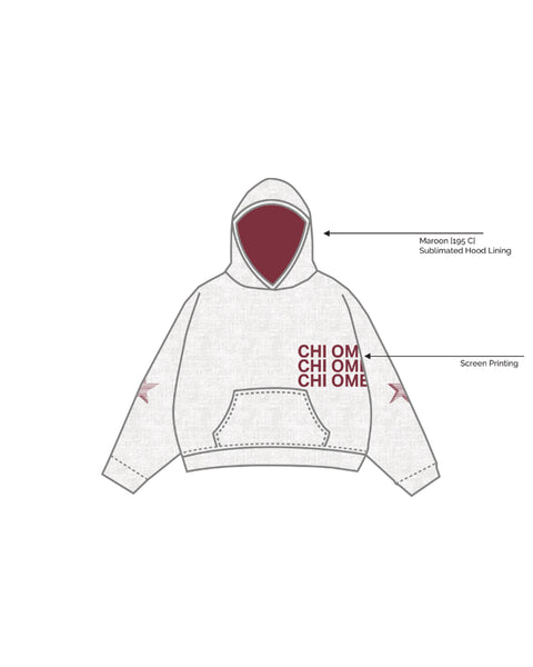 H3G-0788 - University of Rhode Island - Chi Omega - Hoodie