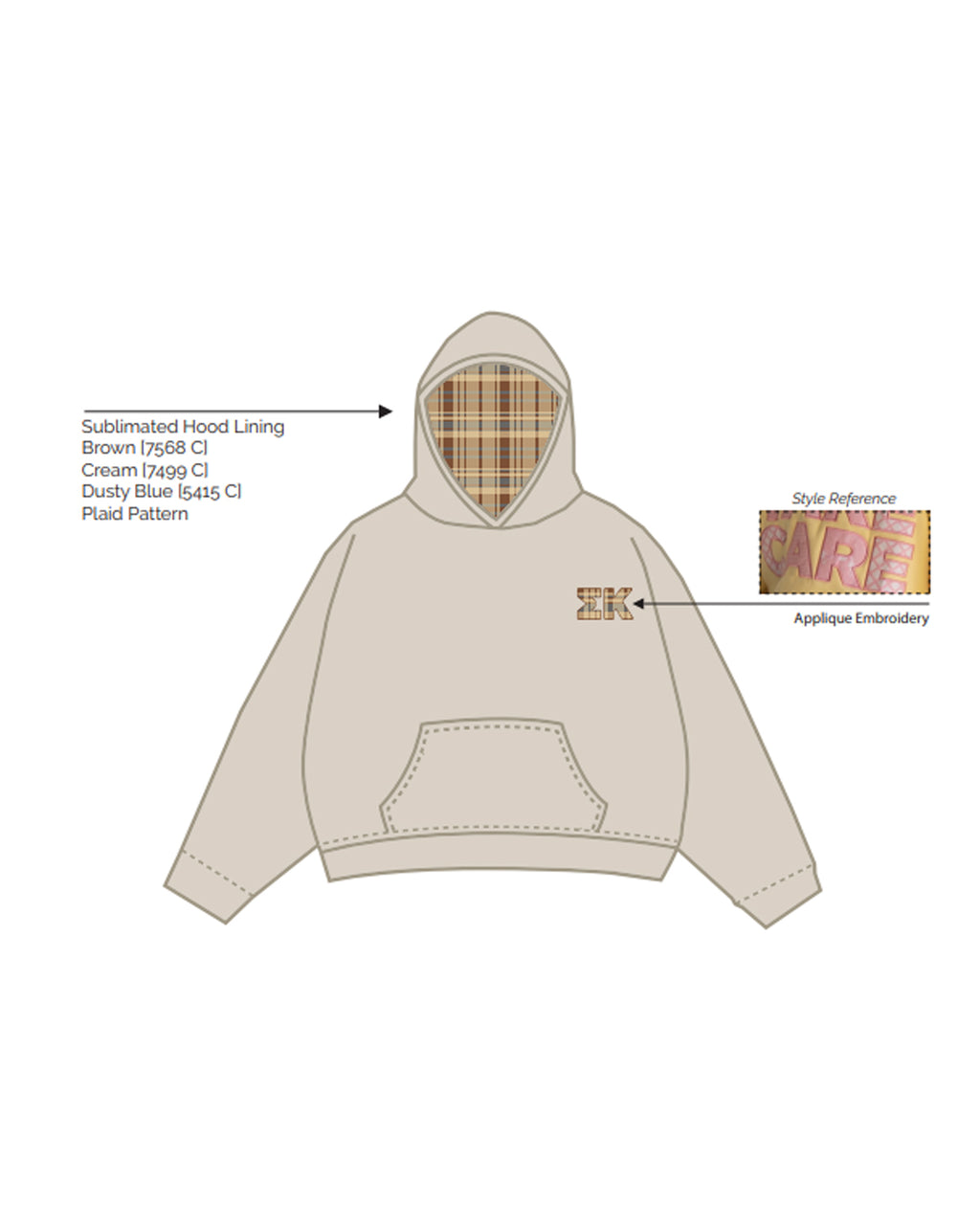 H3G-2824  University of Delaware  -  Sigma Kappa - HOODIE