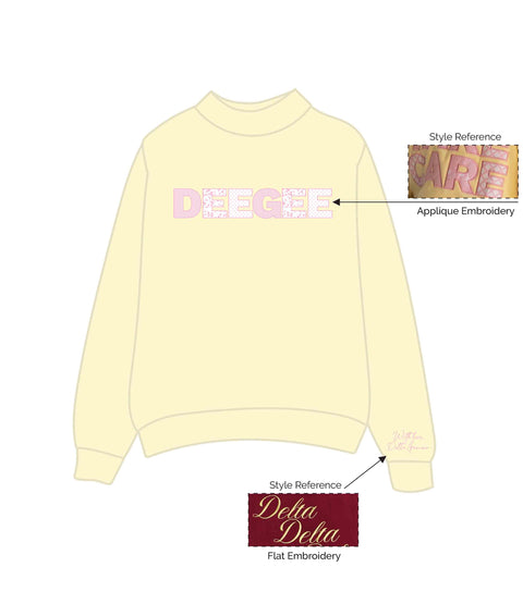 IN-0888 - Texas State University - Delta Gamma - Mockneck