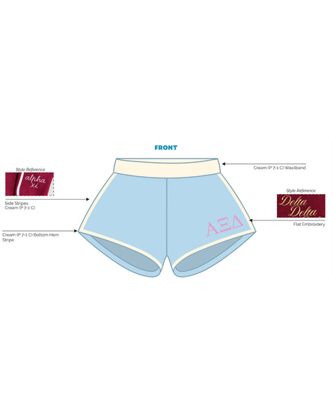 H3G-0806 - University of Texas at El Paso - Alpha Xi Delta - SHORTS