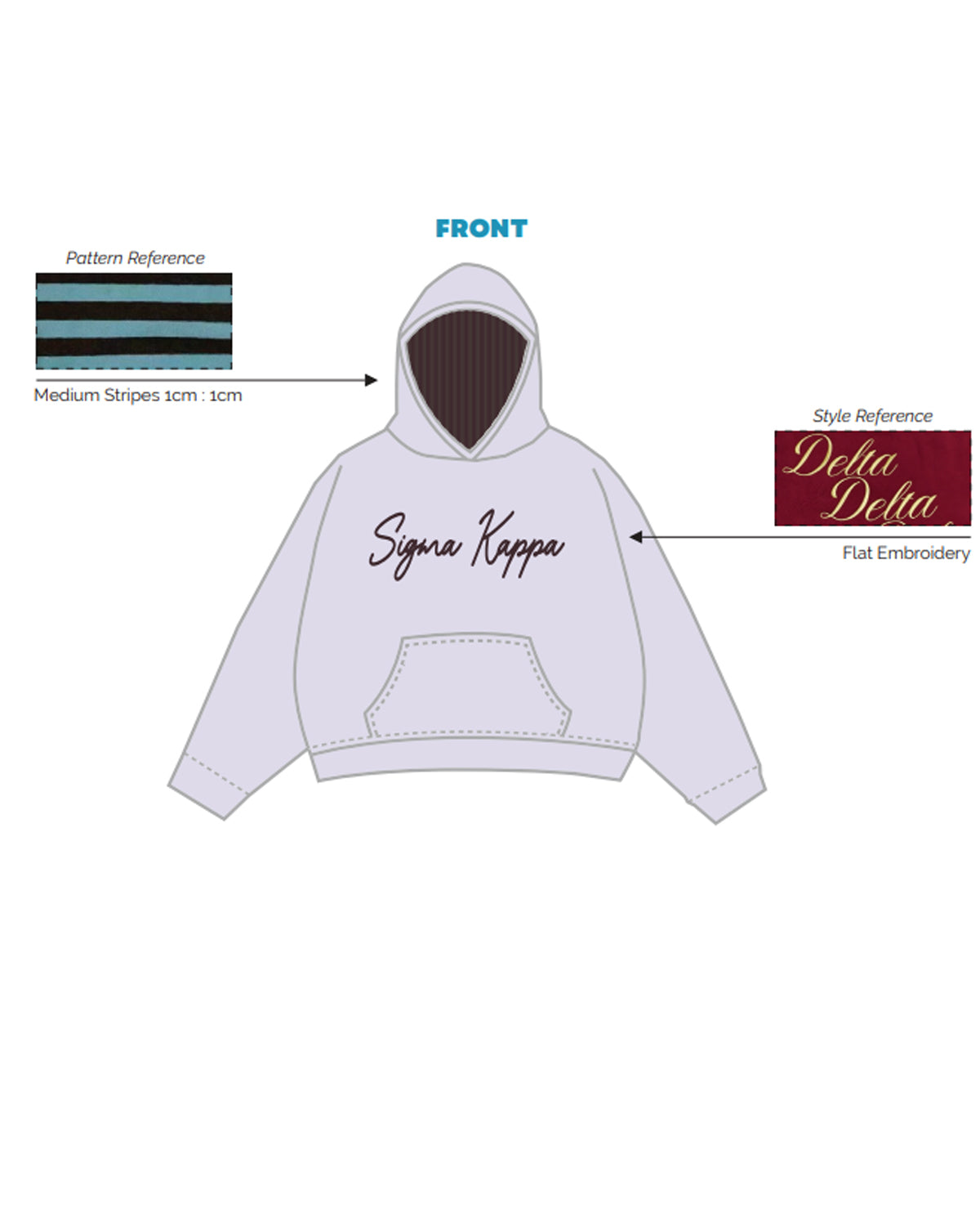 H3G-2319 - University of Tennessee - Sigma Kappa - Hoodie