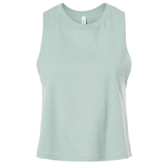 Bella + Canvas Women's Racerback Cropped Tank
