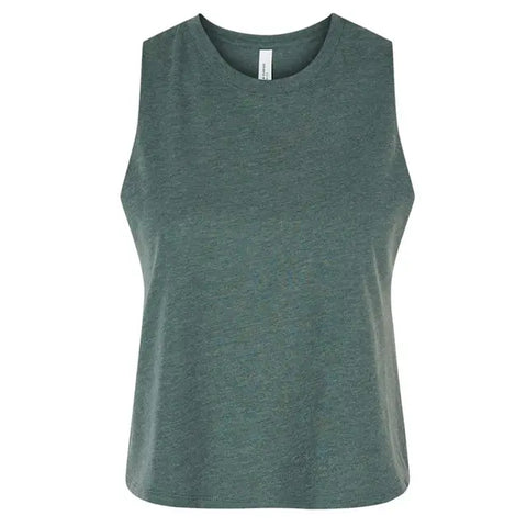 Bella + Canvas Women's Racerback Cropped Tank