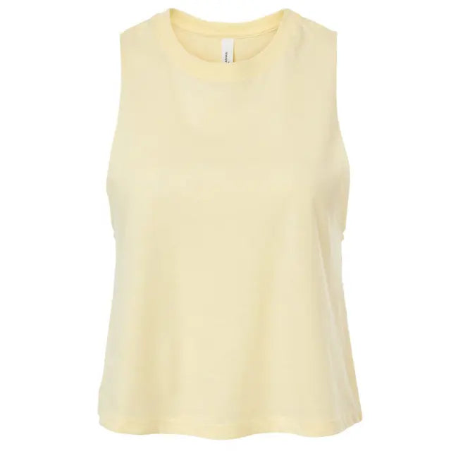 Bella + Canvas Women's Racerback Cropped Tank