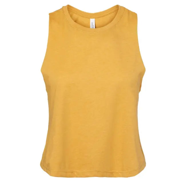 Bella + Canvas Women's Racerback Cropped Tank