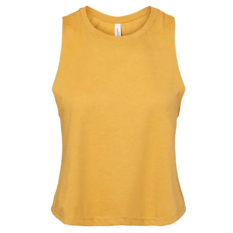 Bella + Canvas Women's Racerback Cropped Tank