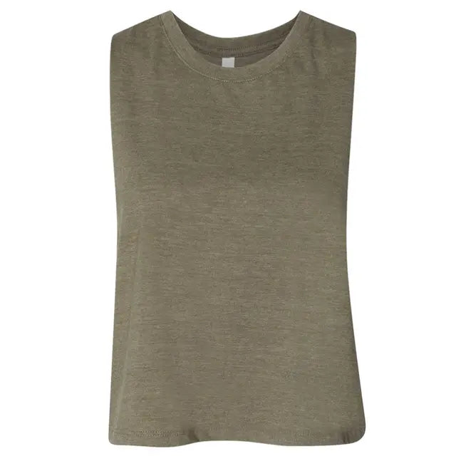 Bella + Canvas Women's Racerback Cropped Tank