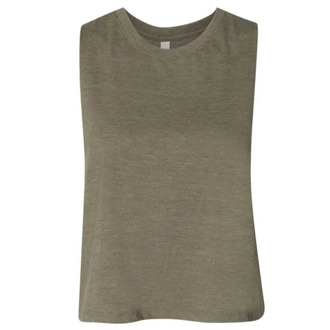 Bella + Canvas Women's Racerback Cropped Tank