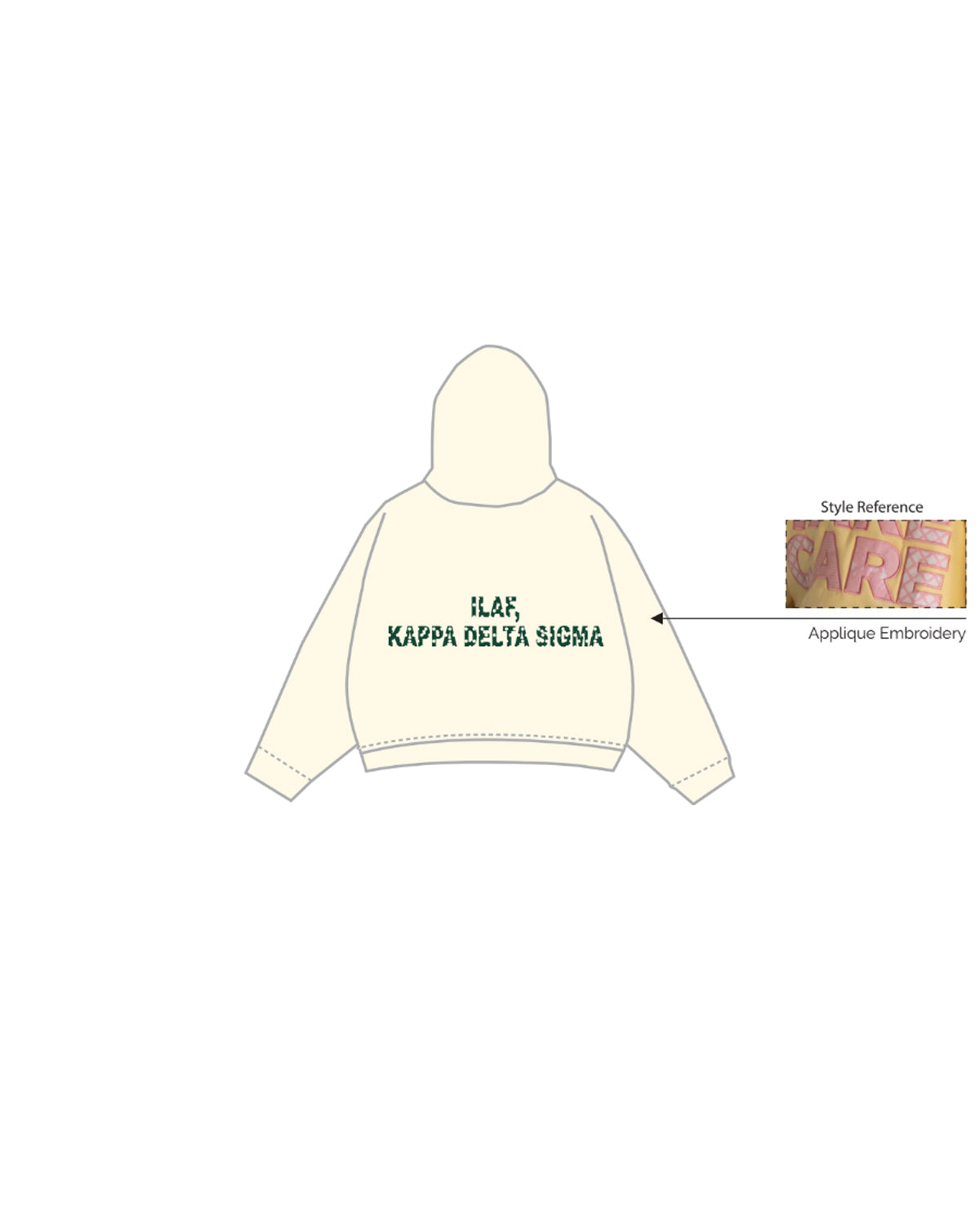 H3G-2638 St. Lawrence University - Kappa Delta Sigma Sorority - Hoodie