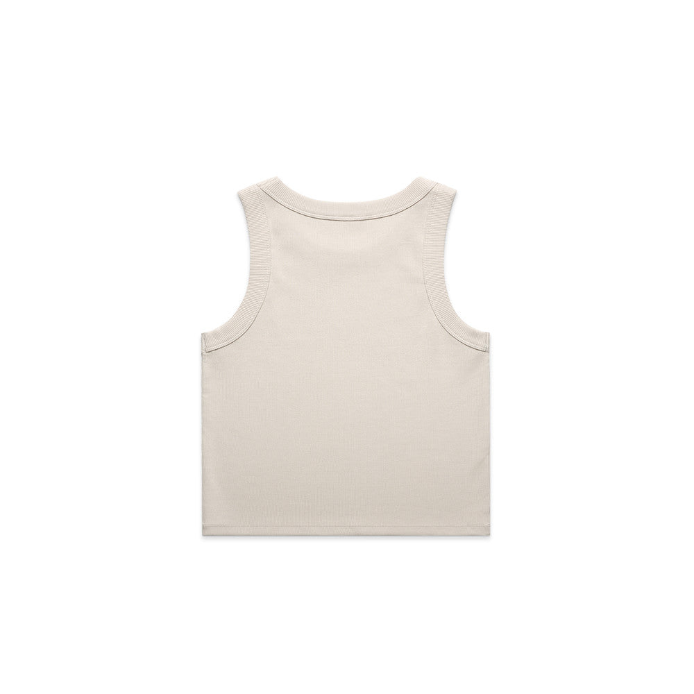 Wo's Organic Rib Crop Tank 4064G