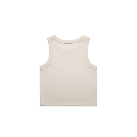 Wo's Organic Rib Crop Tank 4064G