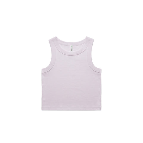 Wo's Organic Rib Crop Tank 4064G