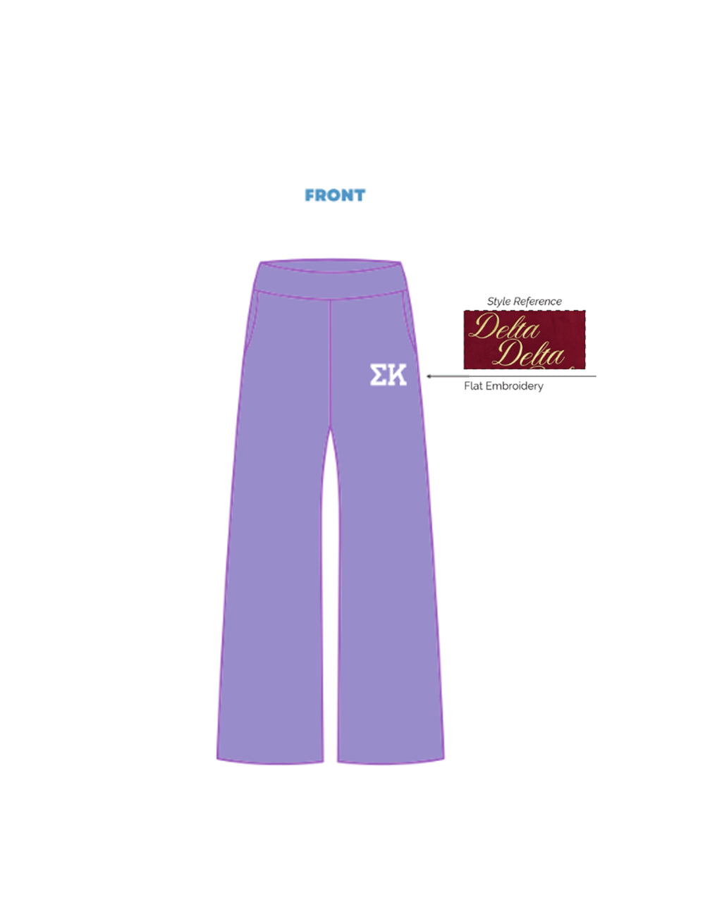 H3G-2807 Sigma Kappa - Ball State University - SWEATPANTS