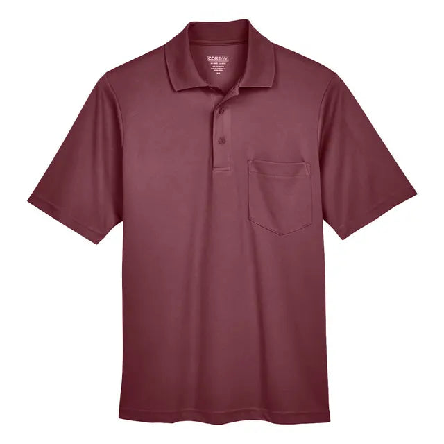 Core 365 Men's Origin Performance Piqué Polo with Pocket