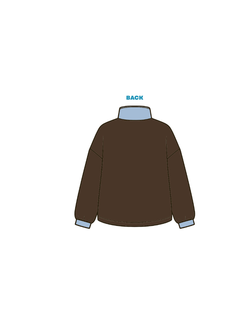 H3G-2264 - University of Maryland - Alpha Phi - QUARTER BUTTON MOCKNECK