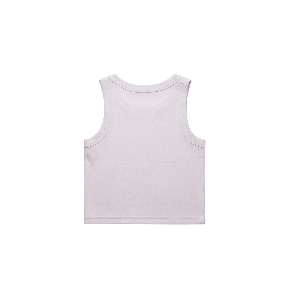 Wo's Organic Rib Crop Tank 4064G