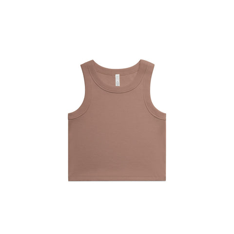 Wo's Organic Rib Crop Tank 4064G