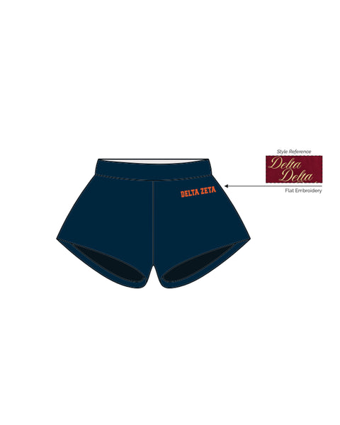 IN-0826 - University of Illinois - Delta Zeta - Shorts Navy