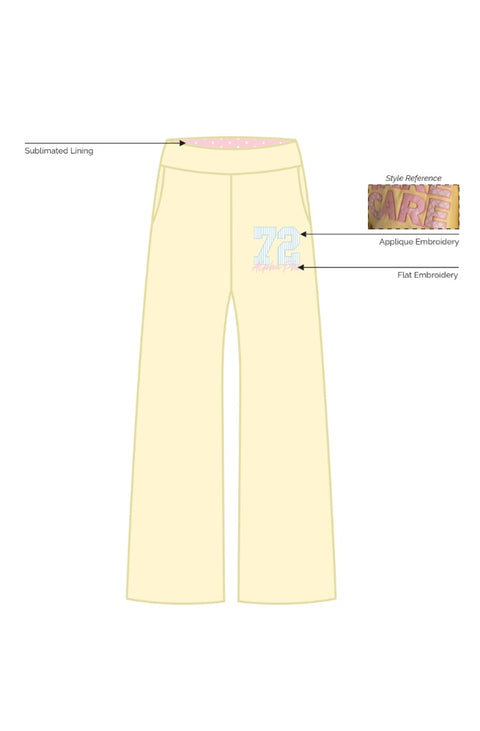 ALABAMA POP UP SHOP Butter Wide Leg Sweatpants