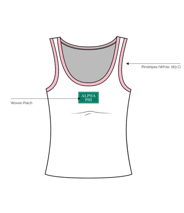 ALABAMA POP UP SHOP Low Scoop Neck Tank