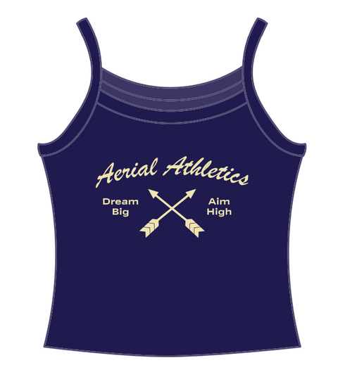 Aerial Athletics Navy Tank Top