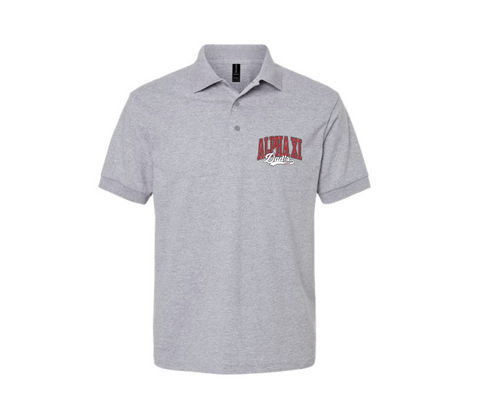AXD INDIANA  Sports Gray Polo Shirt