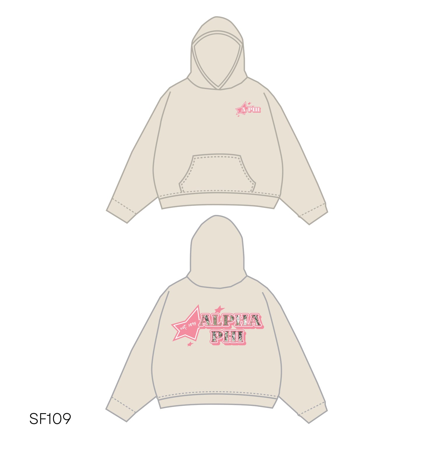 SF019 Tan Hoodie