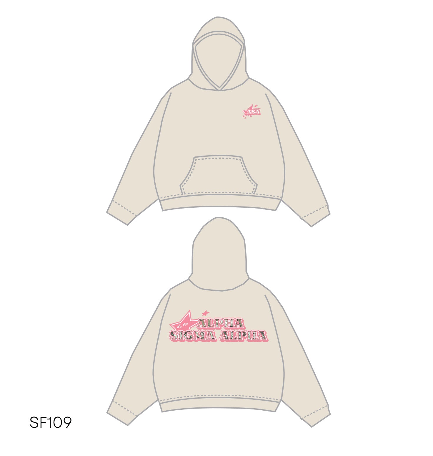 SF019 Tan Hoodie