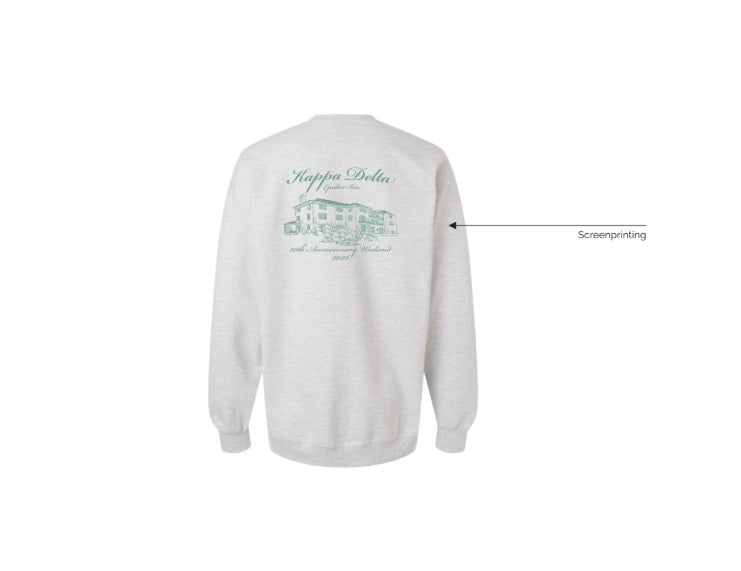 IN-0870-University of Missouri-Kappa Delta-Crewneck-Ash