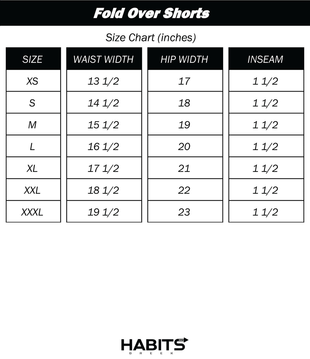IN-0860-University of Rhode Isaland-Sigma Delta Tau- Fold over shorts
